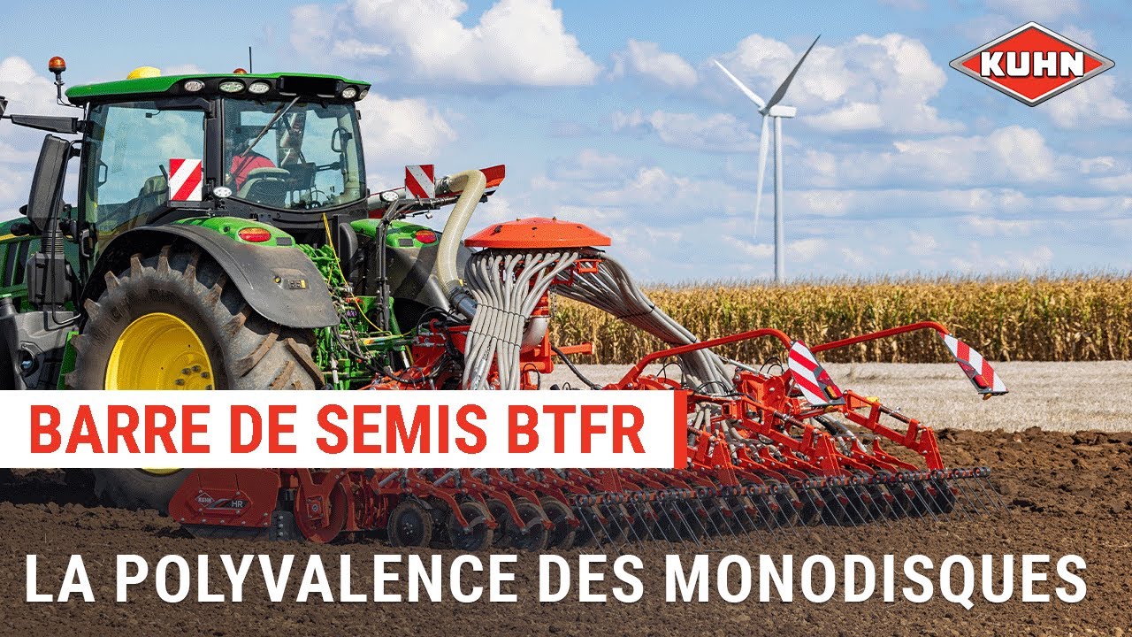 Barre de semis : La polyvalence des monodisques | BTFR 1020 | KUHN