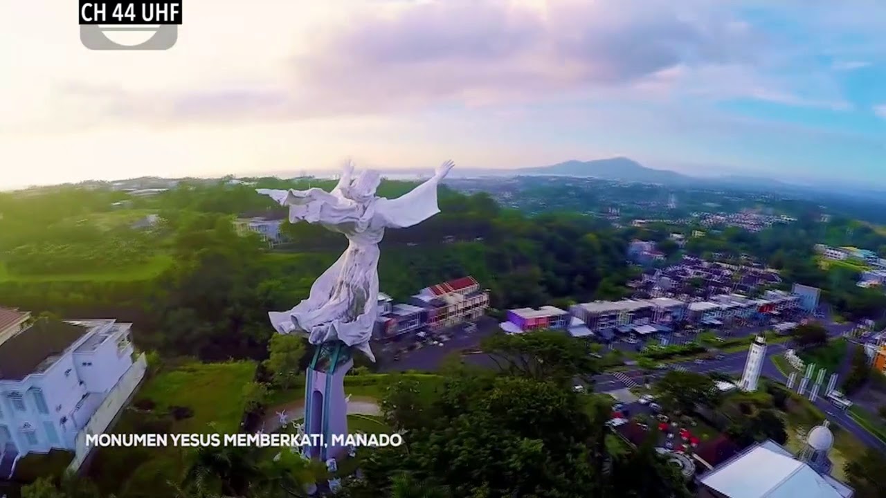 Station ID Indosiar Shopee Liga 1 - Monumen Yesus Memberkati - Manado, Sulut (2019)