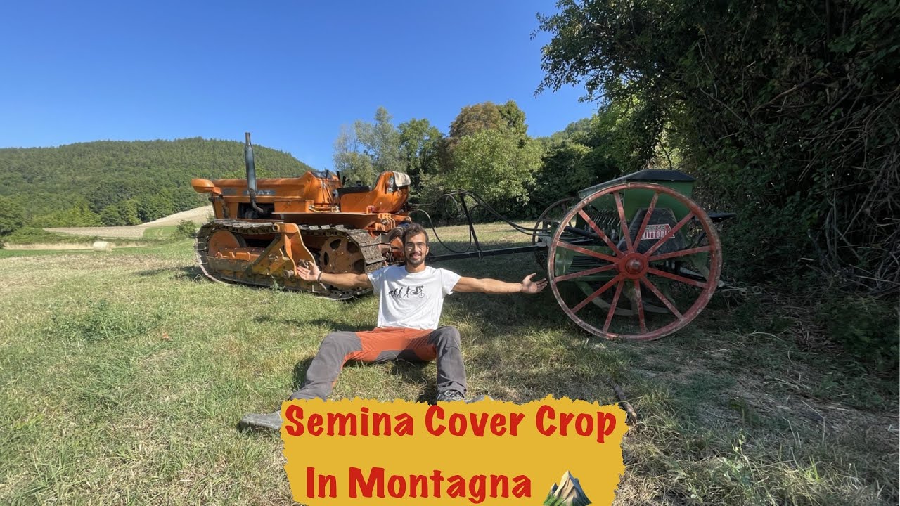Semina Cover Crop in Montagna con Fiat 605 ⛰🚜