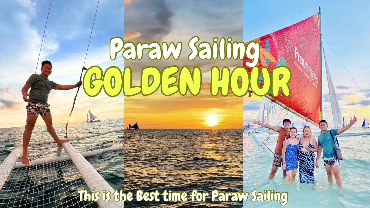 BORACAY VLOG 2024 : What is the Best time for PARAW SAILING ? | Chasing the GOLDEN HOUR of Boracay !