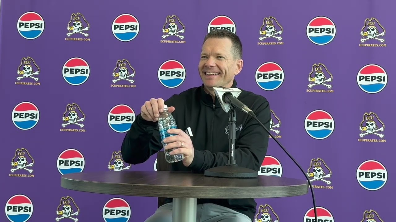ECU baseball associate head coach Jeff Palumbo at 2026 media day