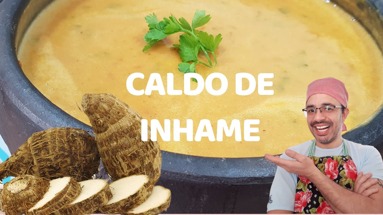 Delicioso Caldo de Inhame com Carne