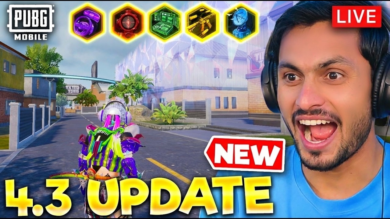 New Update 4.3 Is Here|PUBG MOBILE  Live iPhone 14 Pro Max