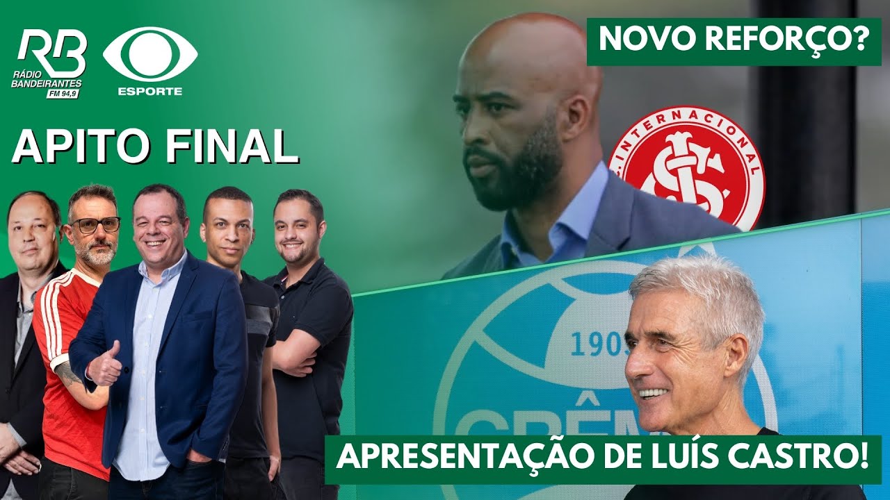AO VIVO: APRESENTA&Ccedil;&Atilde;O DE LU&Iacute;S CASTRO NO GR&Ecirc;MIO! | Apito Final (22/12/2025)