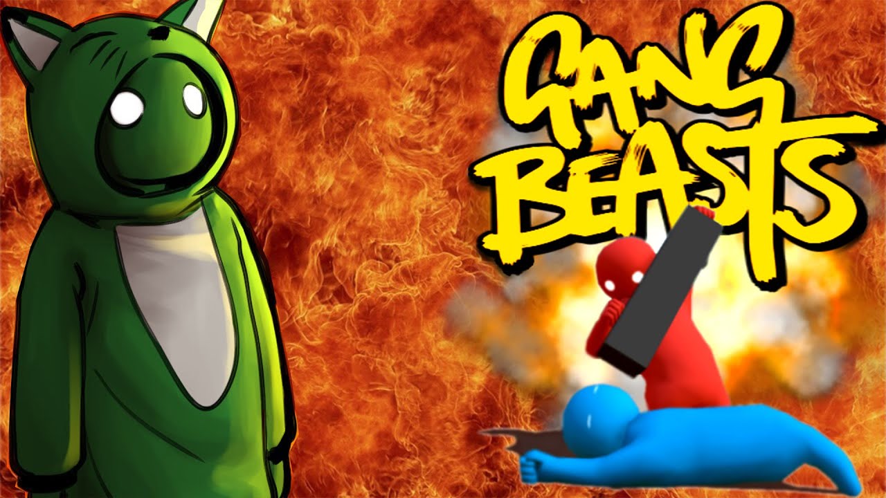 JESTEM POD OCHRONĄ! | GANG BEASTS #10  | BLADII & ADMIROS & MAX & HADESIAK