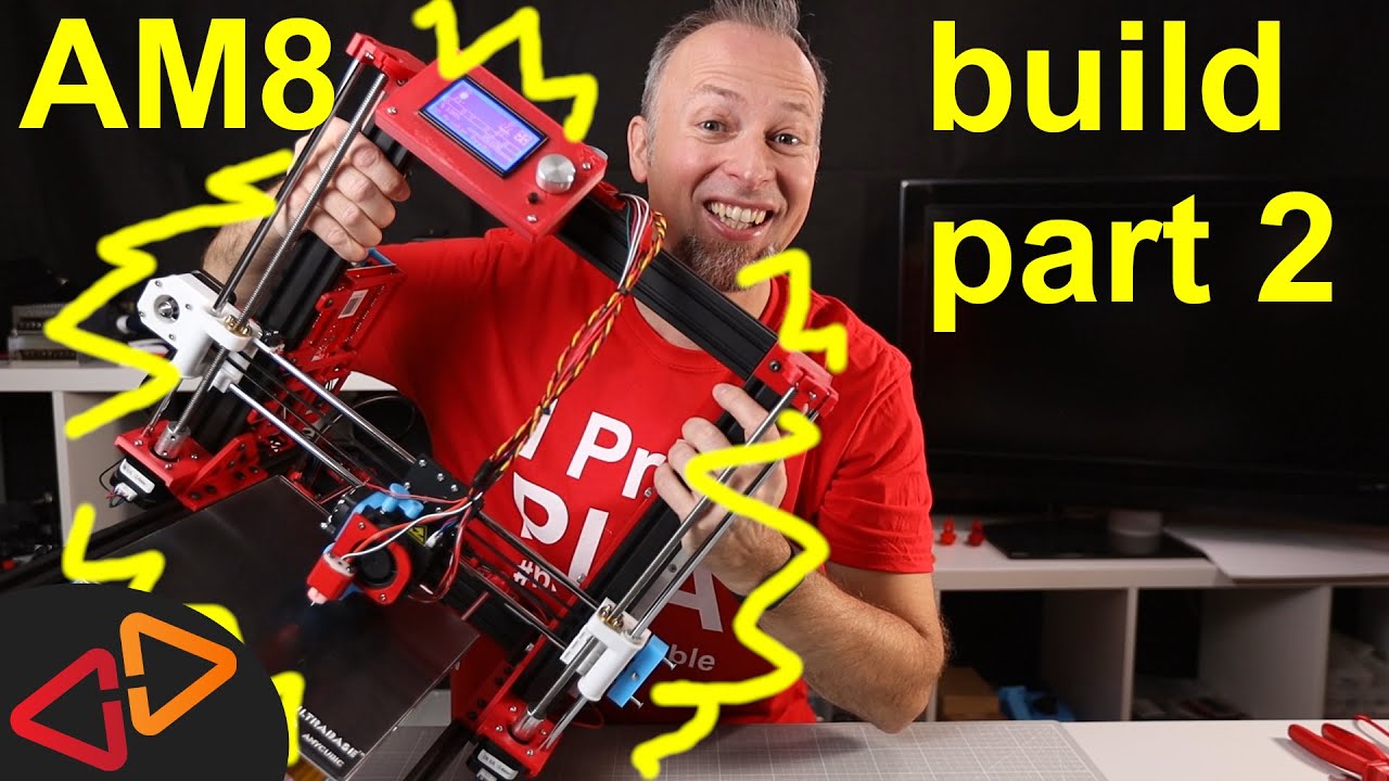 Anet A8 AM8 Upgrade - part 2 - Electronics and first print