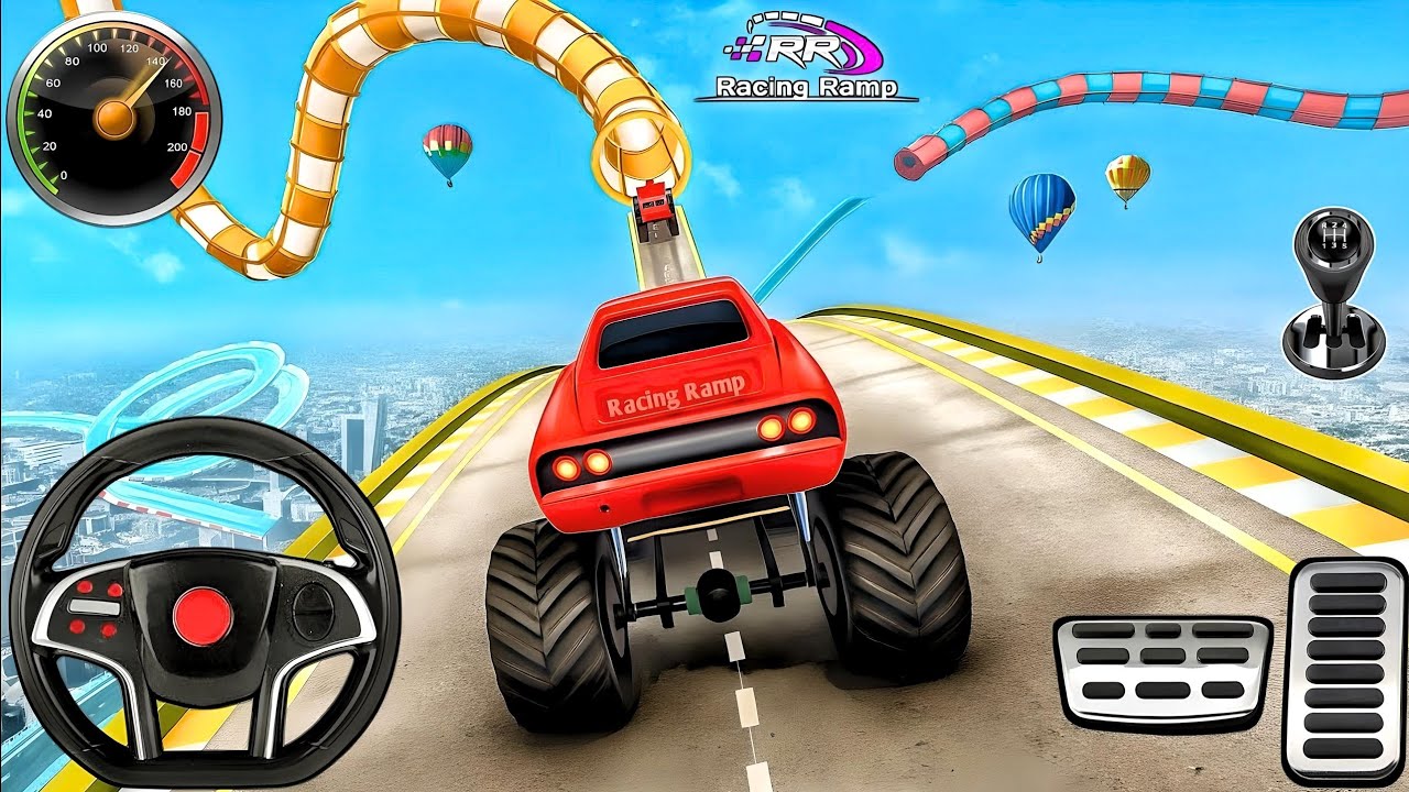 Monster Truck Mega Ramp Stunts 3D &ndash; Extreme Ramp Racing Gameplay Hd 2025