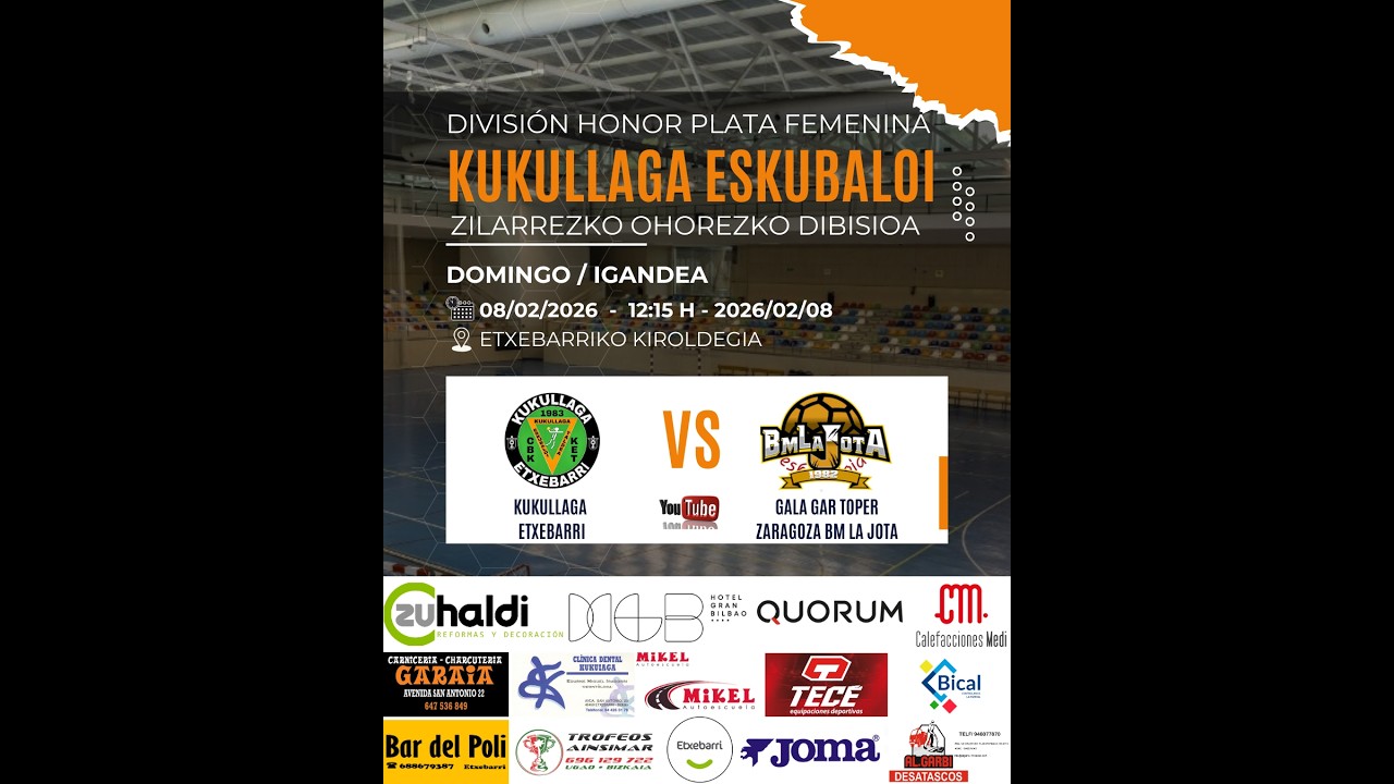 KUKULLAGA ETXEBARRI - GALA GAR TOPER ZARAGOZA BM LA JOTA