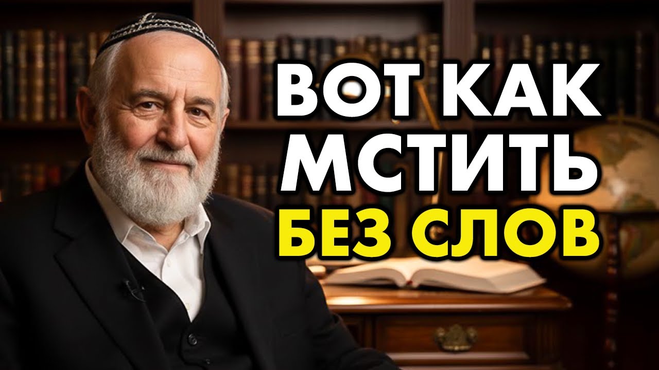 Самый гениальный метод ОТОМСТИТЬ тем кто причинил вам БОЛЬ - без единого слова. Еврейская мудрость