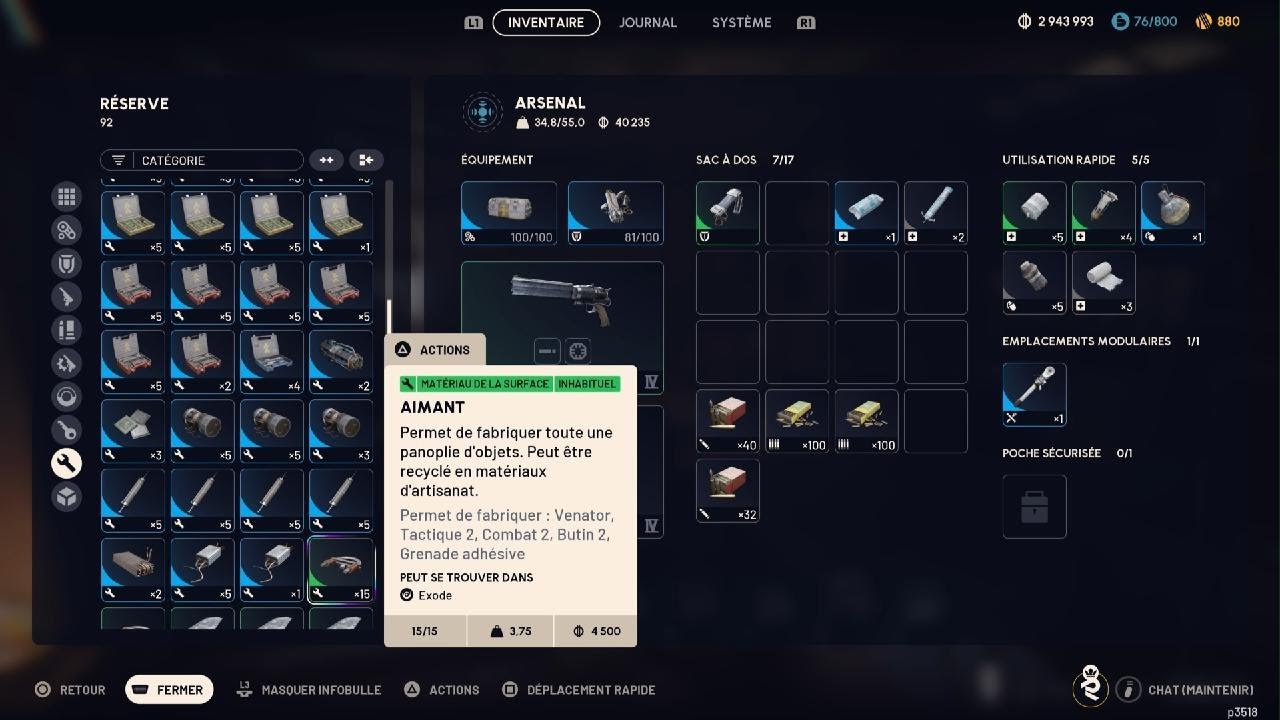 Trouver  le container pour la quêteen serveur hostile