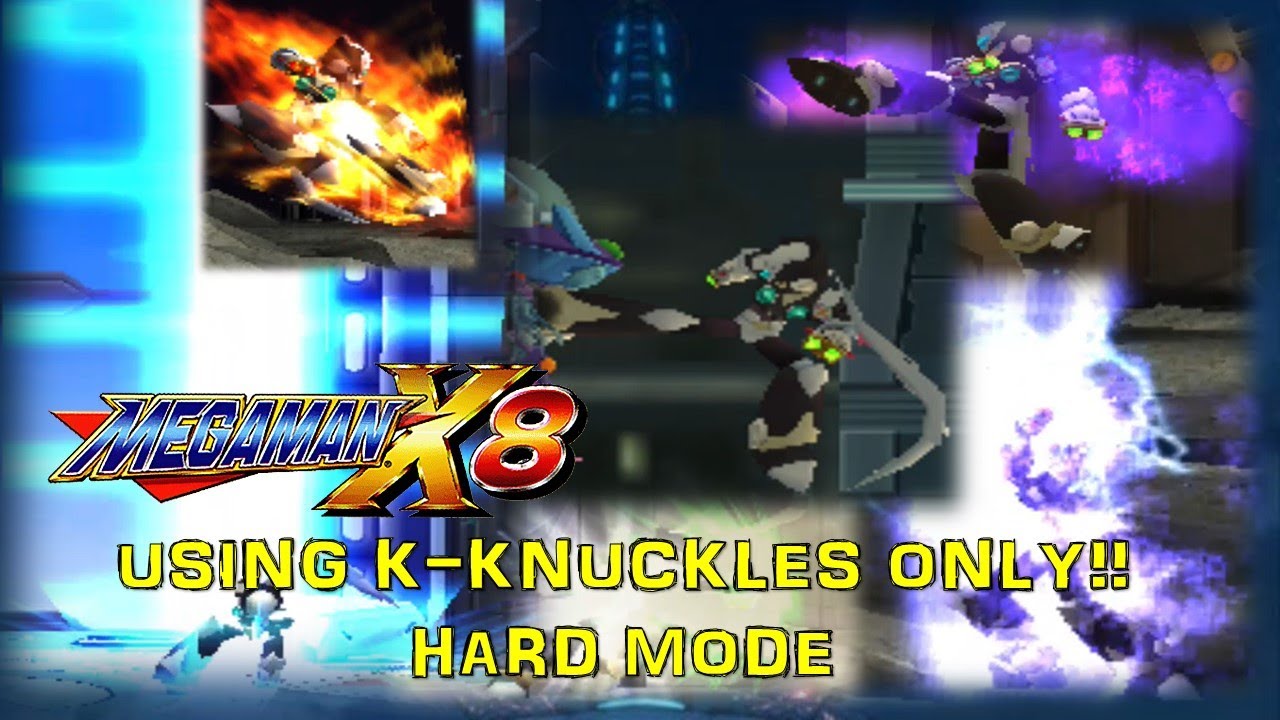 Megaman X8 - B.Zero using only K-knuckles - Hard mode - Longplay