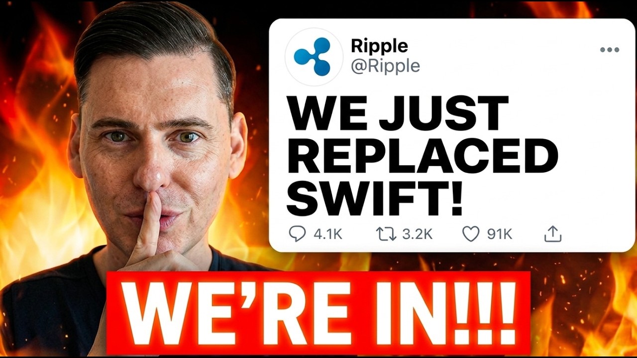 БОЖЕ МОЙ, XRP ТОЛЬКО ЧТО ЗАМЕНИЛ SWIFT В КРУПНЕЙШИХ ЦЕНТРОБАНКАХ!??!! (МЫ В ДЕЛЕ)