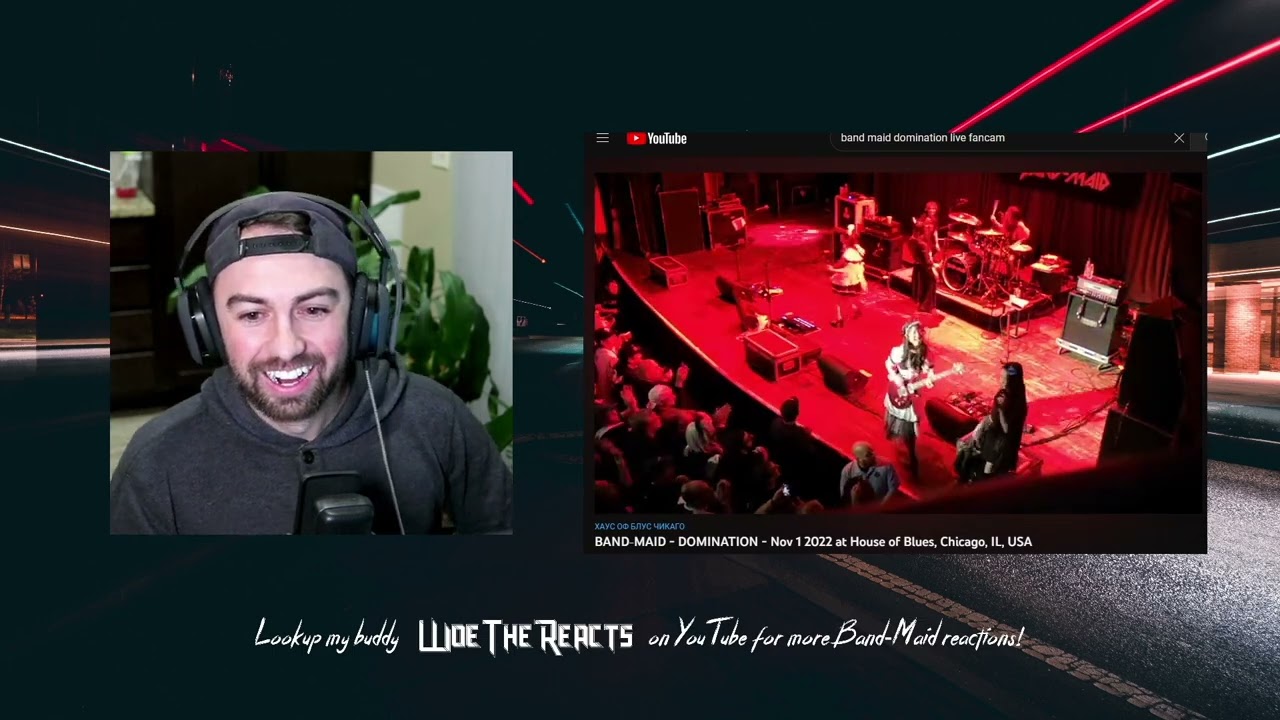Band Maid LIVE Reaction - BAND MAID FANCAM REACTION - Band Maid Domination Reaction