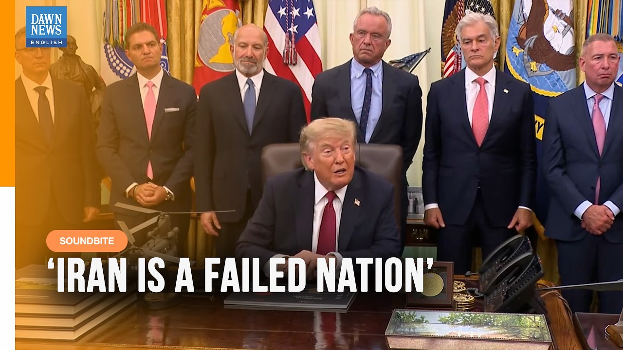 US President Trump Says Iran Is a &lsquo;Failed Nation&rsquo; After US Strikes