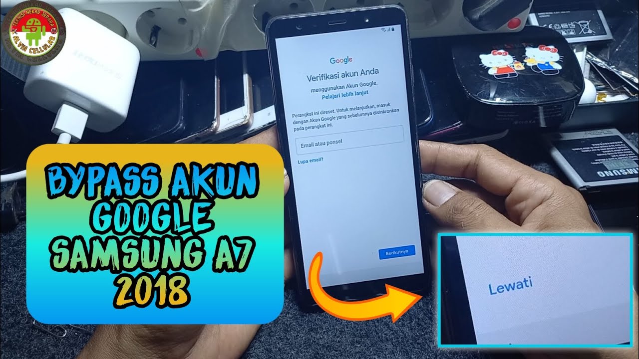 BYPASS AKUN GOOGLE SAMSUNG A7 2018 ANDROID 9 DENGAN TRIK MUDAH DAN CEPAT