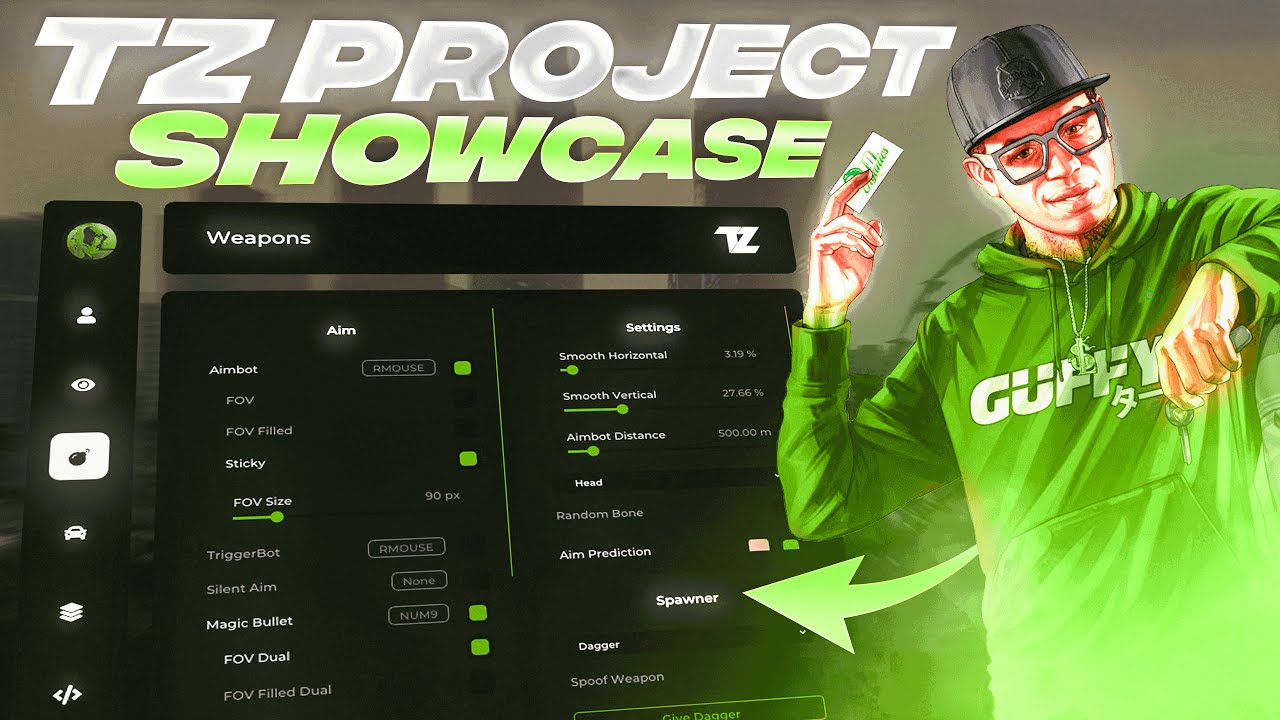 TZ Project💜| Best Troll Cheat On FiveM 🔥| Showcase FR