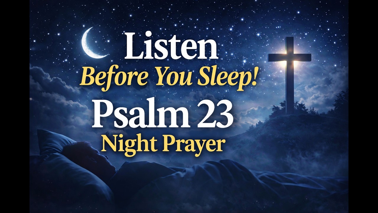 Psalm 23 Night Prayer for Protection Before Sleep | Listen Before You Sleep Tonight