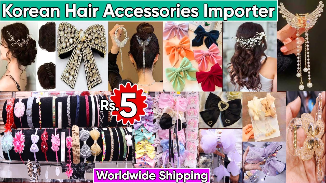 Latest Trending Korean Hair Accessories Collection 2025 | Premium Imported Real Korean Accessories