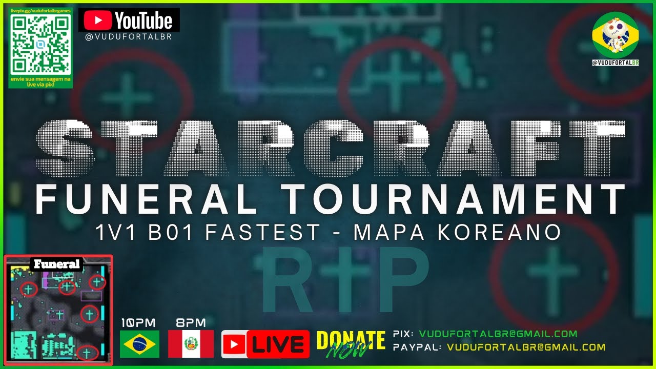🟢 LIVE 2025_12_15 | STARCRAFT &ndash; FUNERAL TOURNAMENT 1v1 | EP6 | LIVE DO VUDU