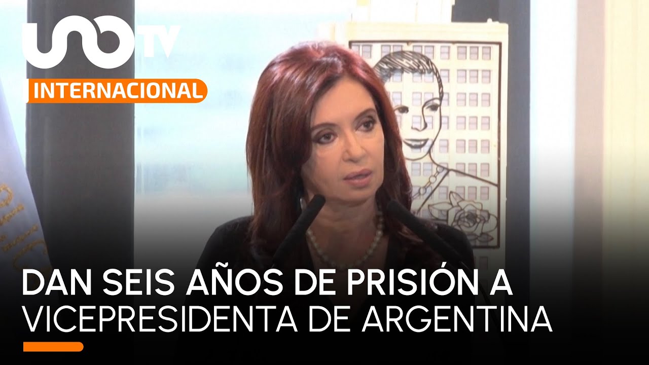 Sentencian a Cristina Kirchner, expresidenta de Argentina, a 6 a&ntilde;os de c&aacute;rcel por corrupci&oacute;n