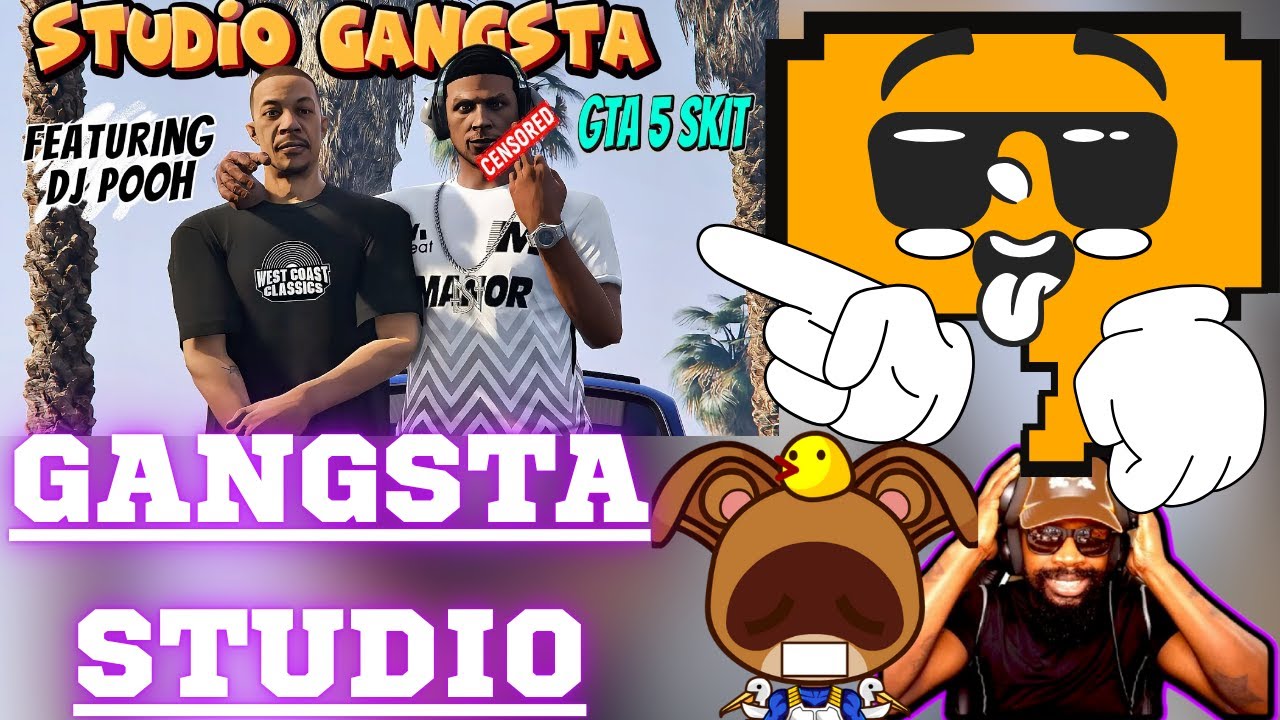 THE STUDIO GANGSTA при участии DJ POOH [GTA 5 SKIT ОТ ITSREAL85VIDS] Реакция