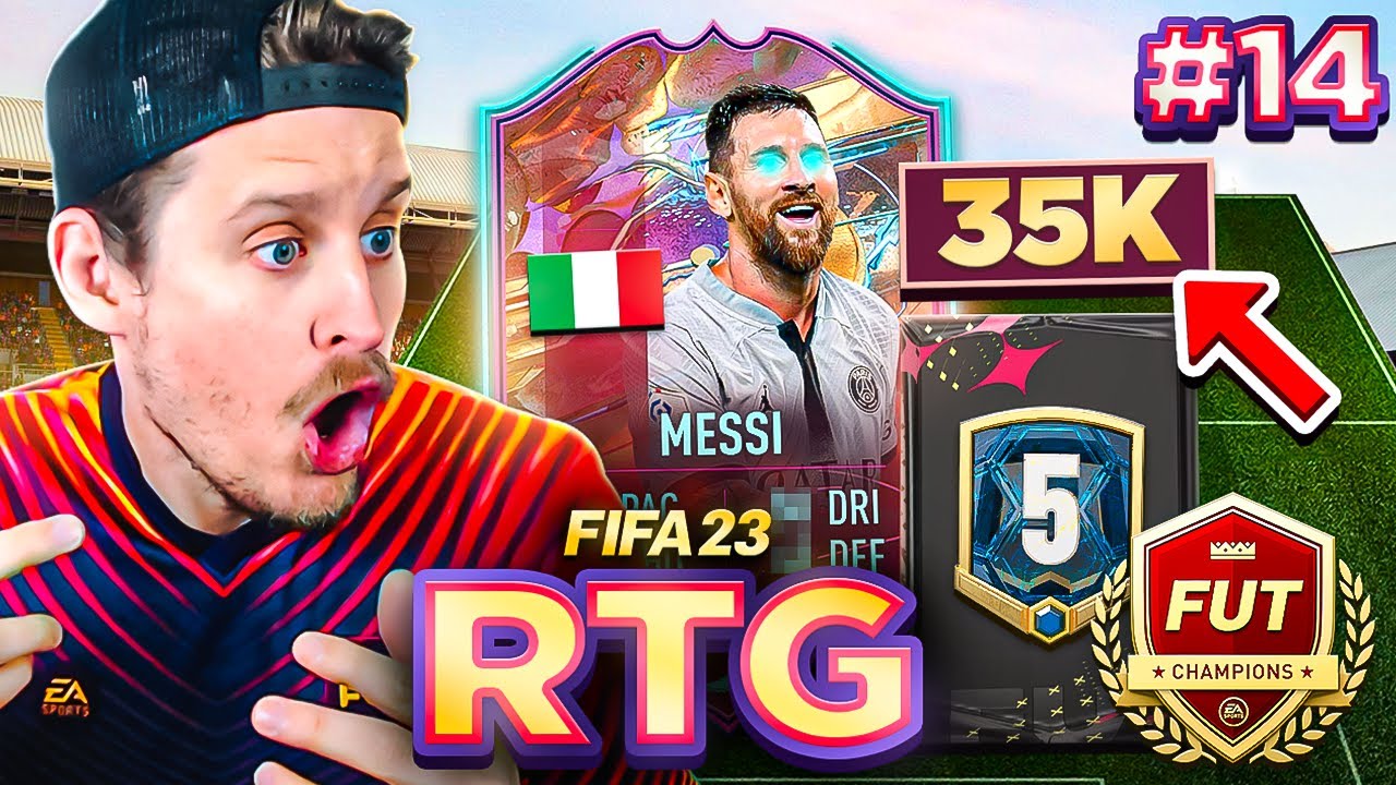 Я открыл Месси за 35 тысяч! FUT Champs + Rivals Rewards! FIFA 23 RTG #14