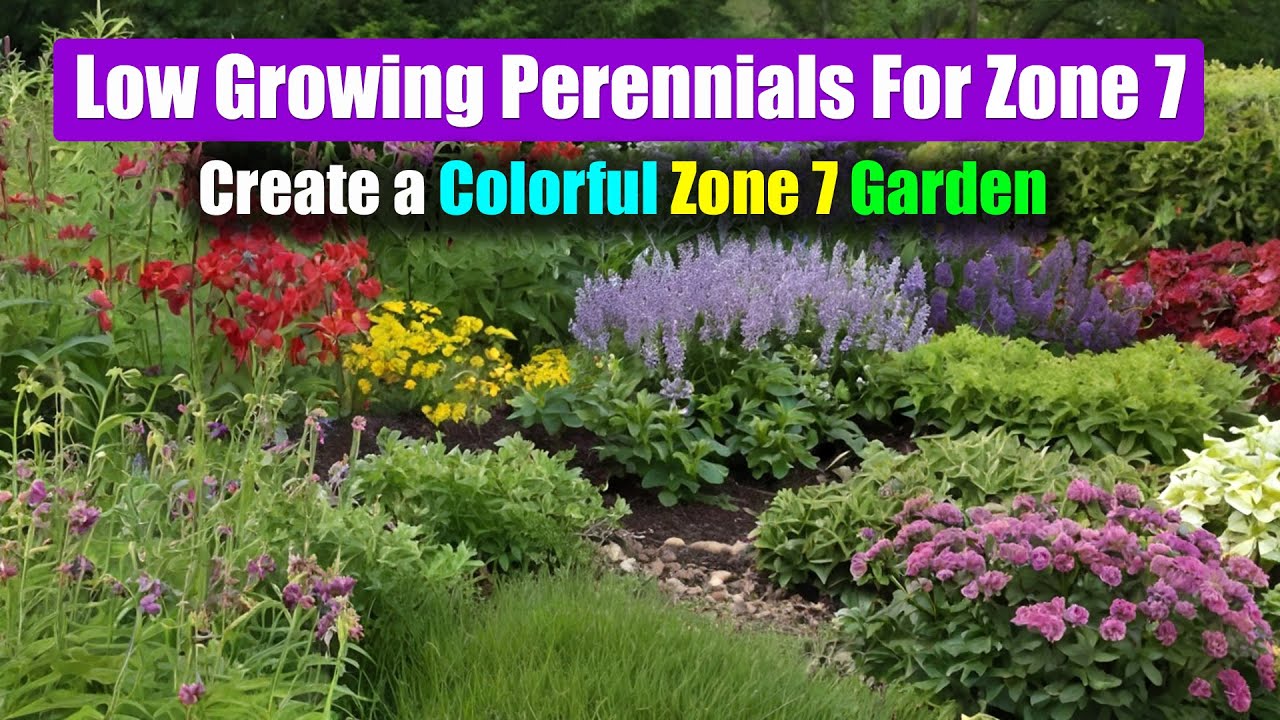15 Must-Have Low-Growing Perennials for Your Zone 7 Garden! 🌼