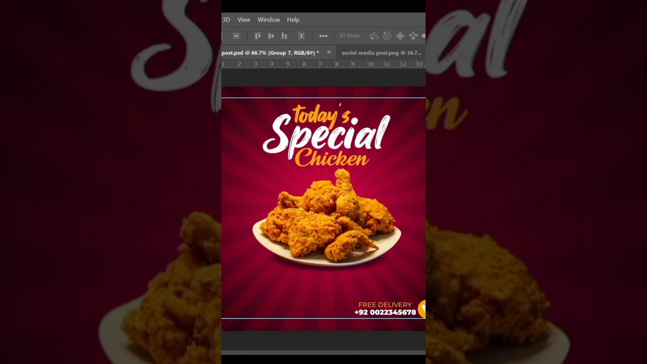 food post design 🌟#graphicdesigner #post #postdesign #graphics #graphicsvibe_3 #music
