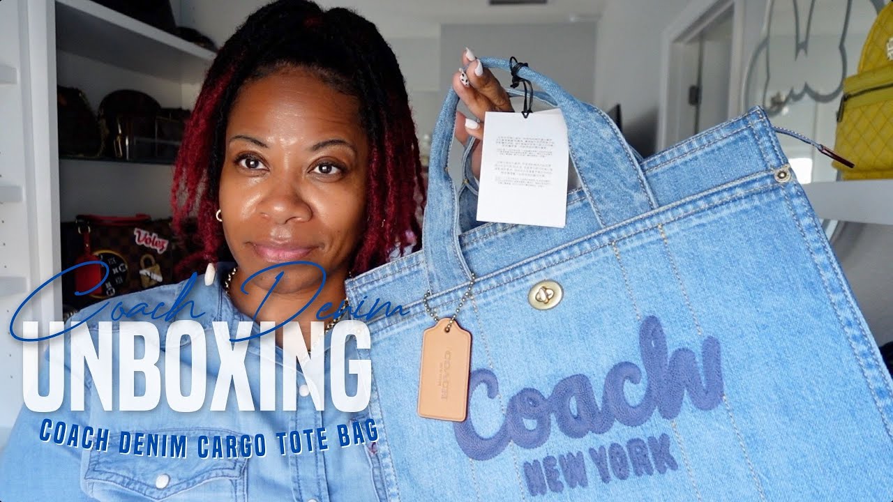 Unveiling The Latest Coach Denim Cargo Tote - Must See!