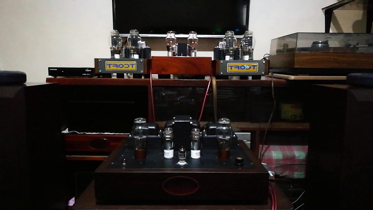 Trodt 2A3 SET-Parallel Monos paired with Trodt VT25 Preamp