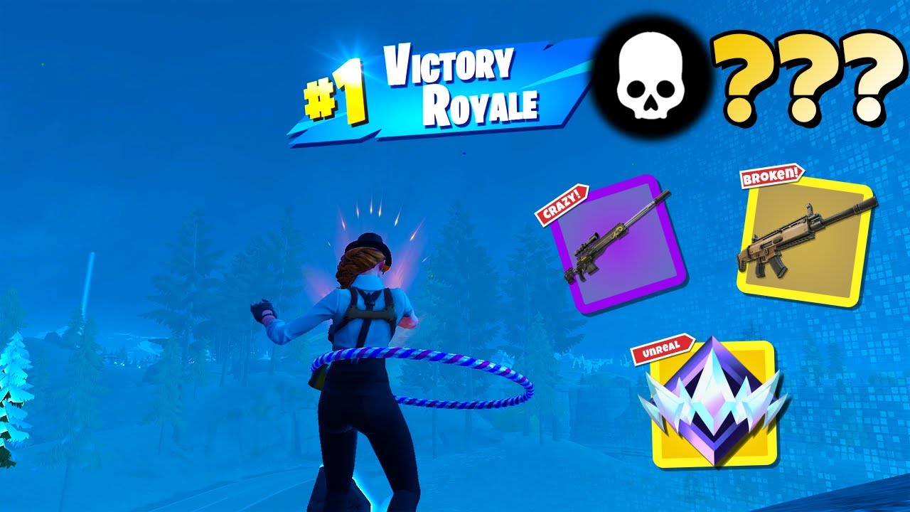 High Elimination Unreal Ranked Solo Win Gameplay (Fortnite Chapter 5 Zero Builds)