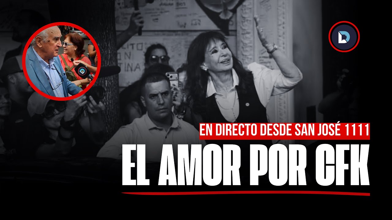 LA GENTE APOYÓ A CFK ANTES DE DECLARAR EN COMODORO PY – La calle con Nicolás Baccaro