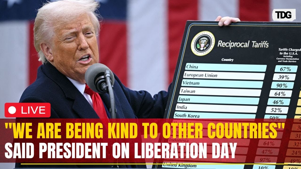 Trump Reciprocal Tariffs Live: President Trump Announced Sweeping New tariffs on all countries | USA