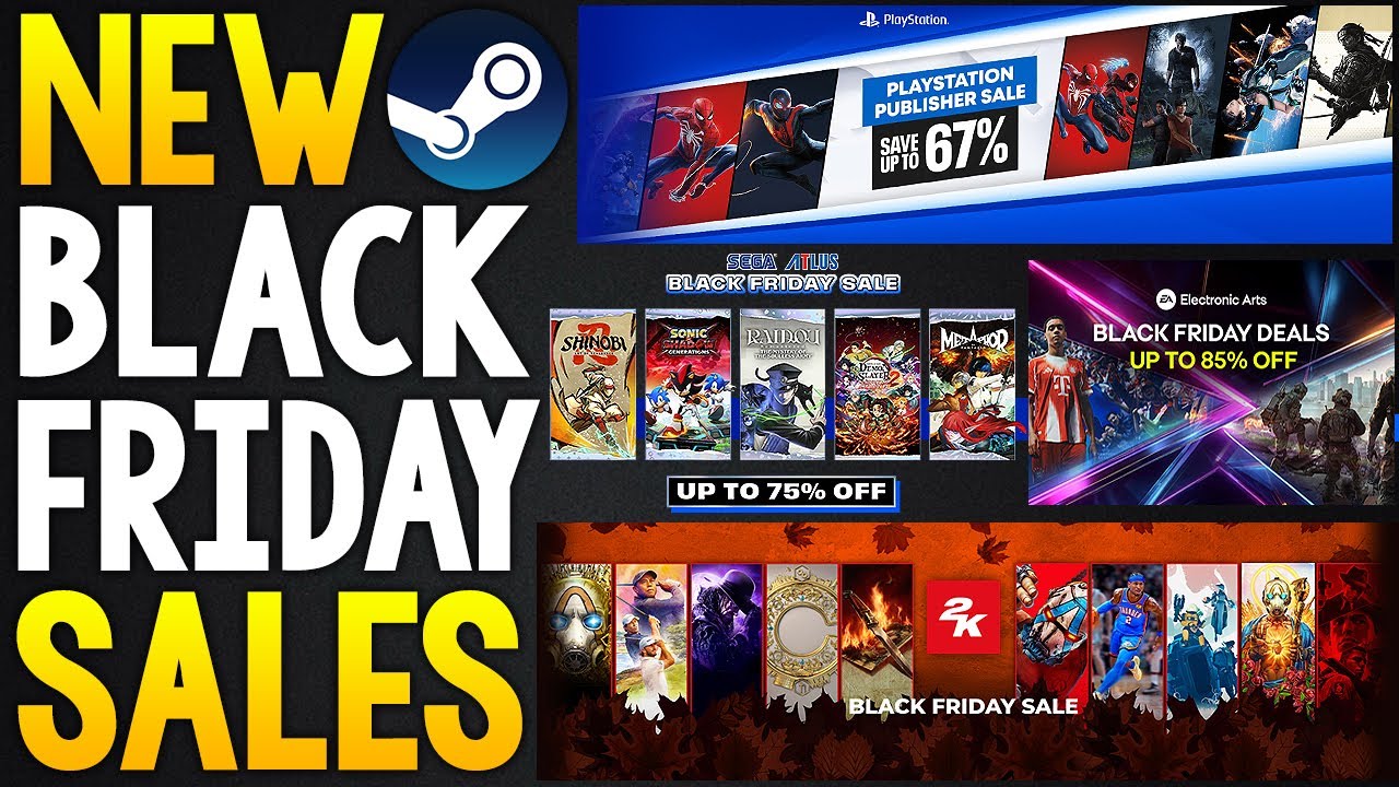 AWESOME NEW STEAM BLACK FRIDAY SALES AND DEALS - TONS OF GREAT GAMES SUPER CHEAP!