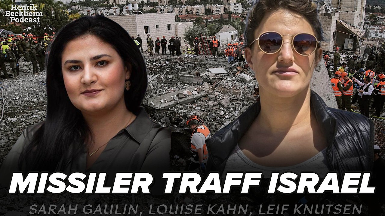 Missil slo ned i Israel dreper 9 personer, og siste nytt fra Iran - Med Beckheim, Knutsen og gjester