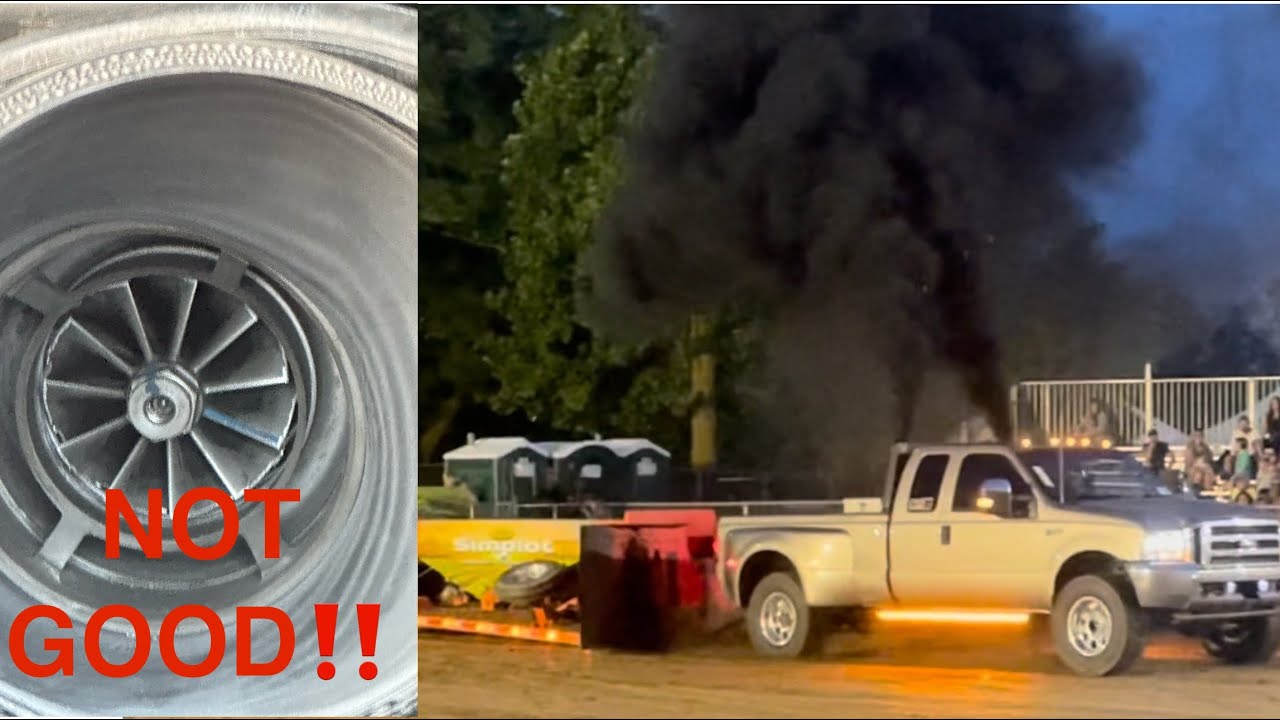 MORE FUEL! BLOWN TURBOS! 1ST PLACE 6.0 POWERSTROKE SLED PULL!