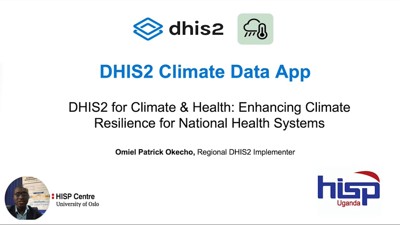 DHIS2 for Climate & Health: Climate Data App