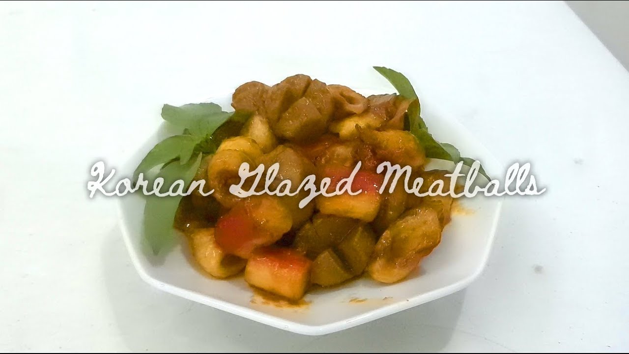 ✨ Korean fried meatballs (Glazed korean meatballs) ✨