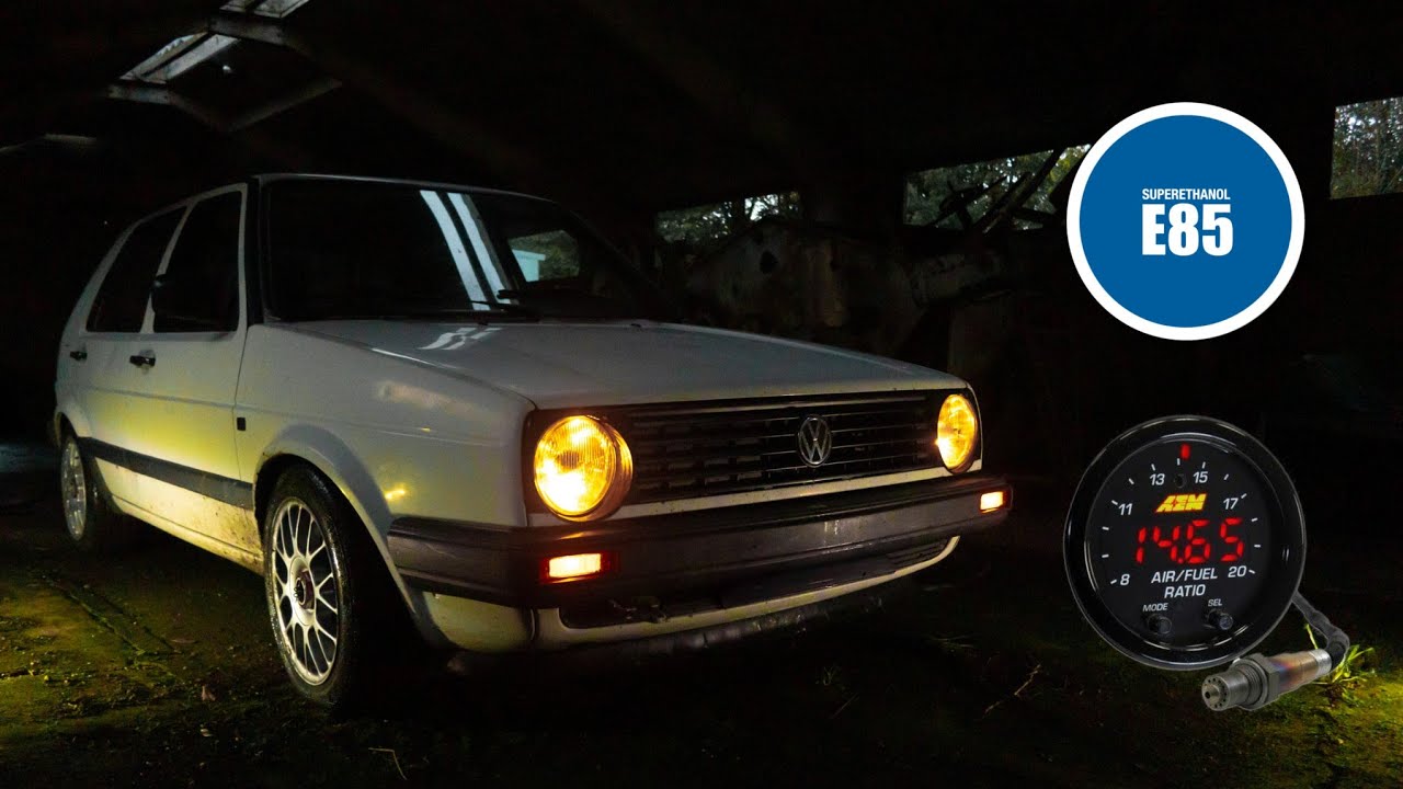 Moteur carbu en E85 impossible ? La PREUVE sur cette GOLF 2 à l'ethanol
