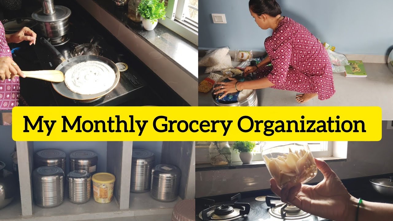How I Manage My Monthly Grocery Organization| Got Sumthing Free| #goanvlogger #konkanivlogger #vlog 