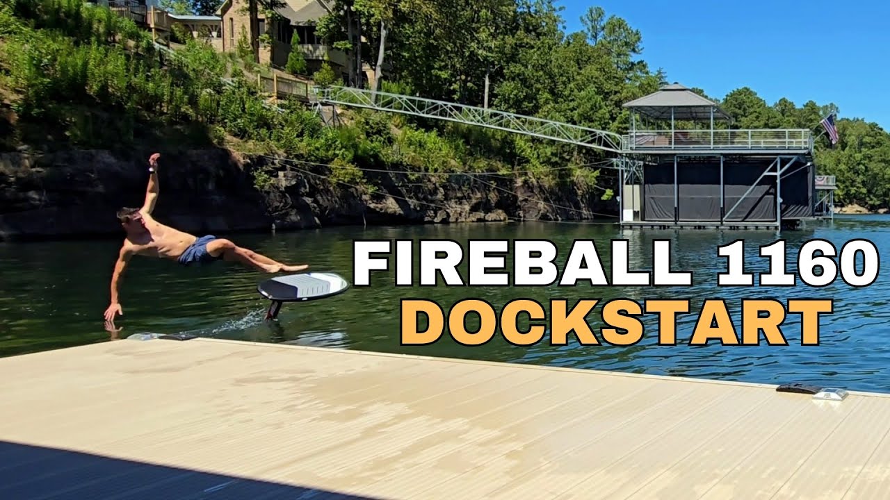 Small Area Hydrofoil Dockstart Challenge | Fireball 1160