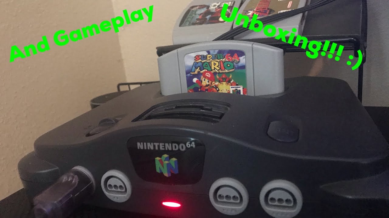Unboxing Mario 64 for The Nintendo 64