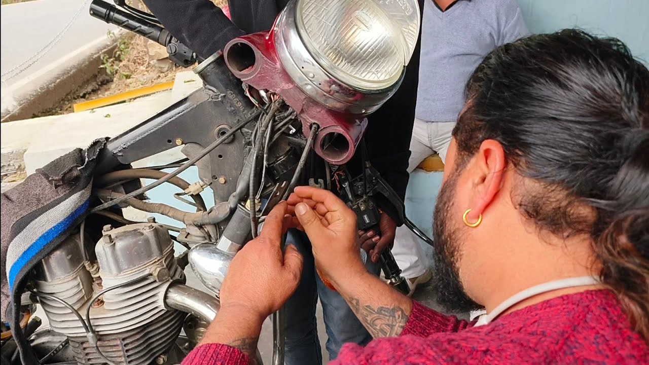 bullet handle bearing full set replacement #royal enfield#adventure #mountain#bike #expert bullet