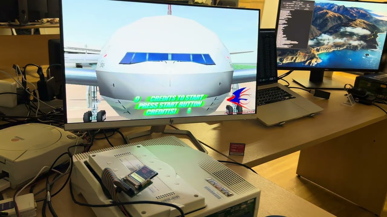 DreamShell on NAOMI: Now supports IDE mod, like on Dreamcast.