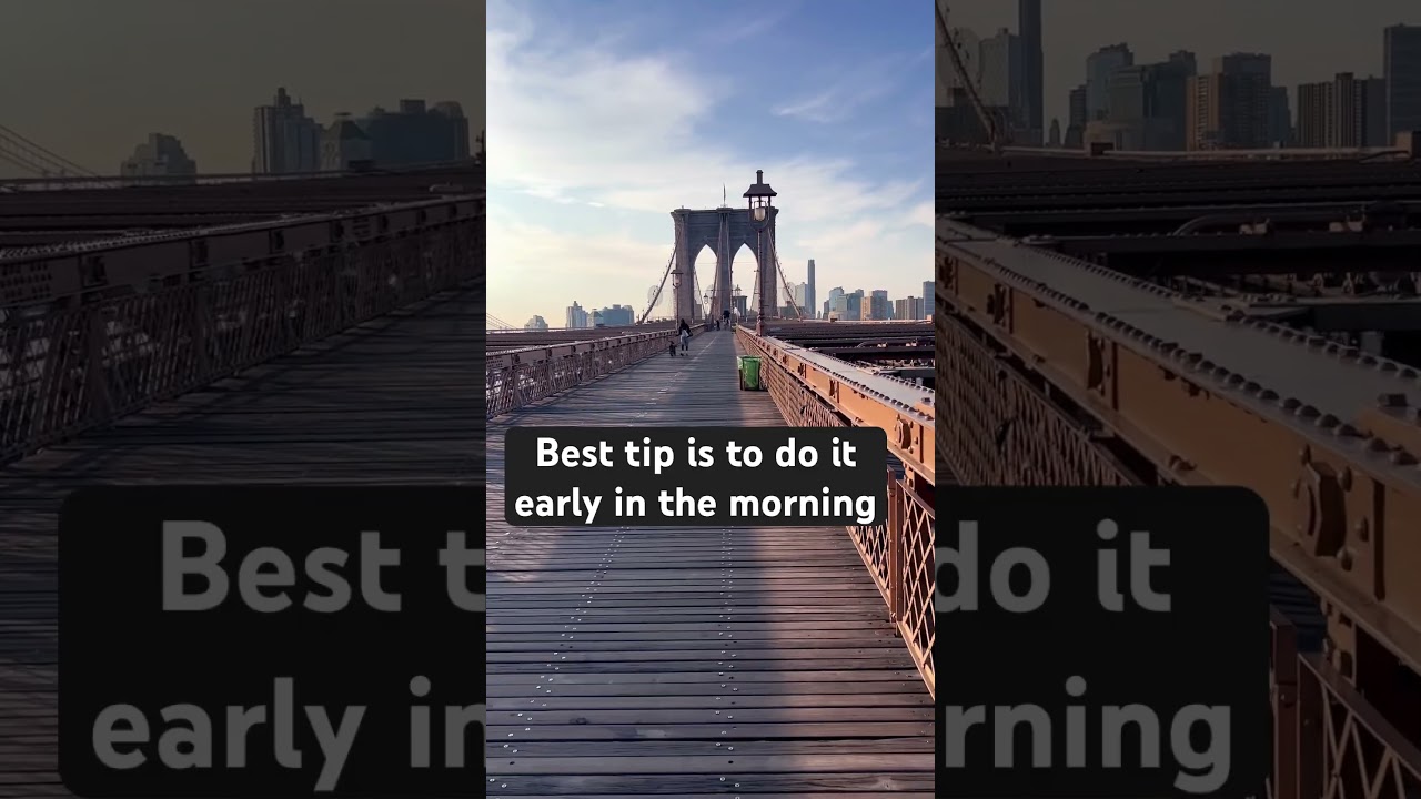 How to walk the Brooklyn Bridge #walking #travel #newyork