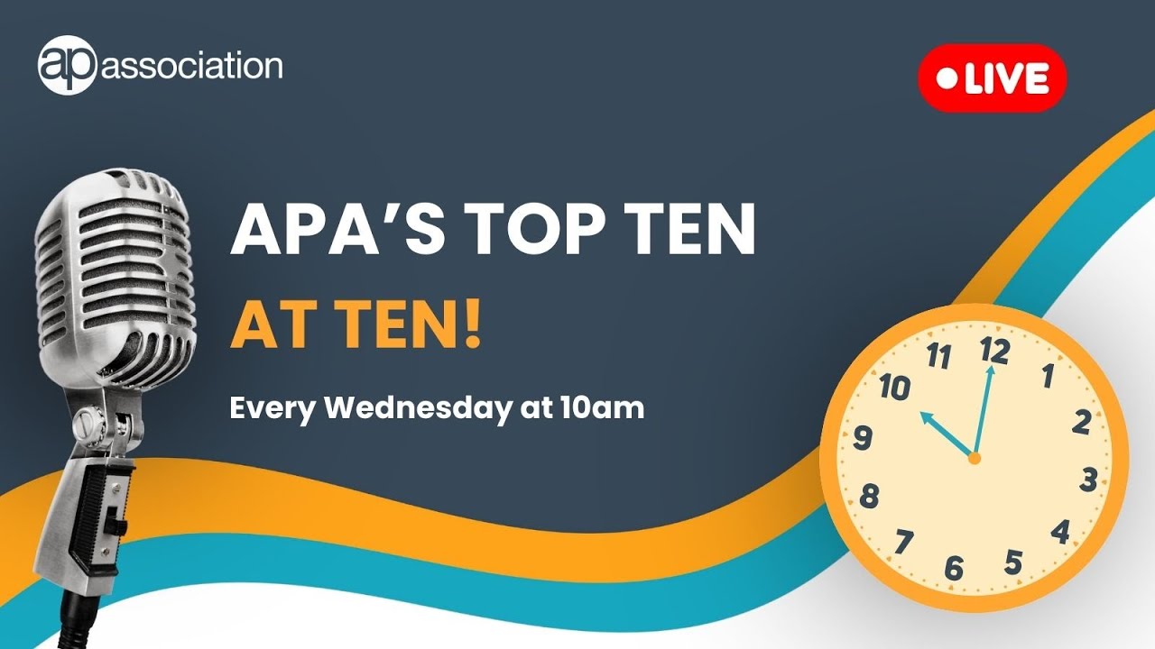 APA's Top 10 at Ten - Live