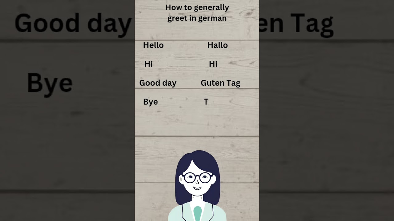 people greet in german🇩🇪 