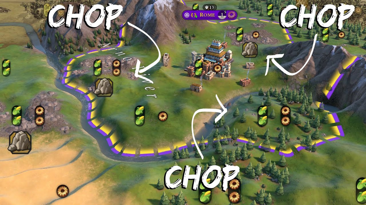 Когда следует рубить ресурсы? — Обучающее видео Civilization 6