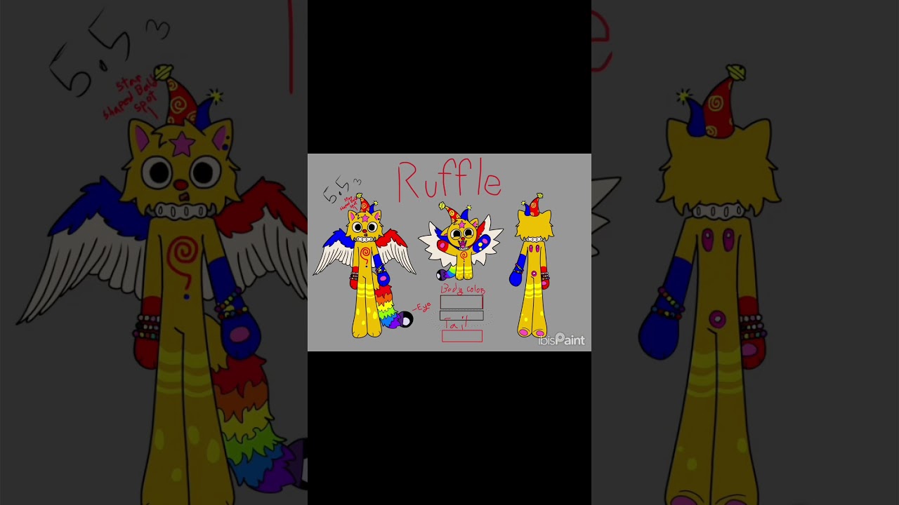 Speed paint of my character’s ref sheet because I’m bored 