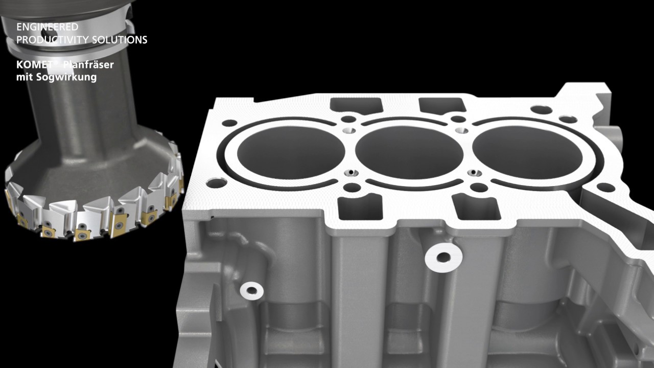 KOMET®  Productivity PLUS Planfräser mit Sogwirkung